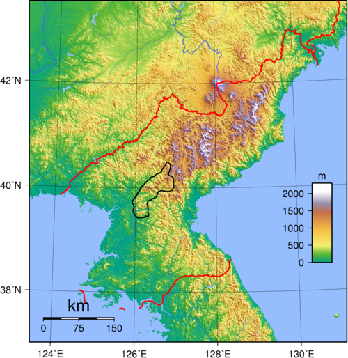 Topografia Korea Północna, Myohyang