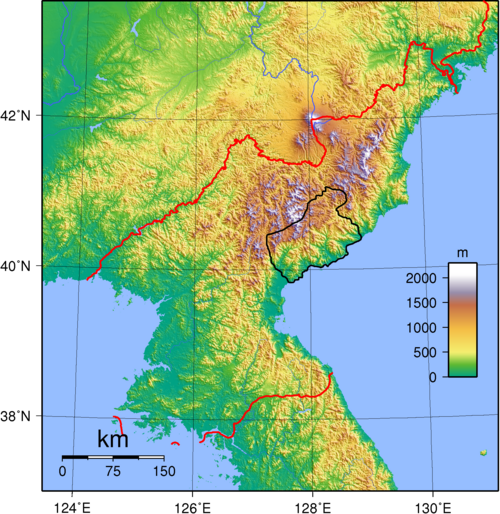 Topografia Korea Północna, Pujonryong