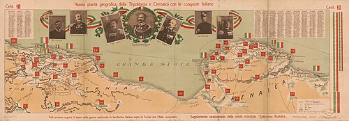 Nowa mapa Tripolitanii i Cyrenaiki