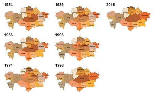 Przegląd zmian terenów