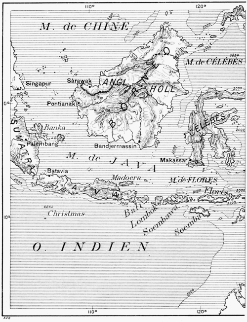 Mapa Zachodnich Indonezji Nr. 528