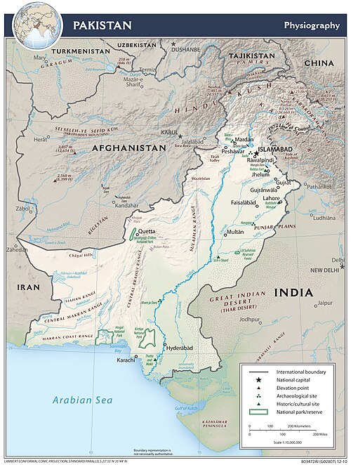 Fizjografia Pakistanu