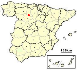 Palencia, Hiszpania - Lokalizacja