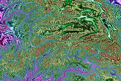 Pamir i NW Karakoram topografia