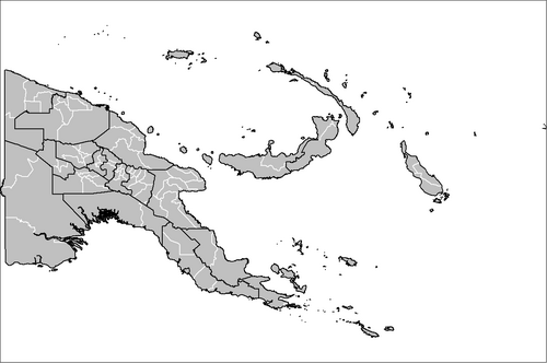 Dystrykty Papui Nowej Gwinei 2012