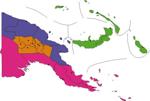 Regiony Papui Nowej Gwinei