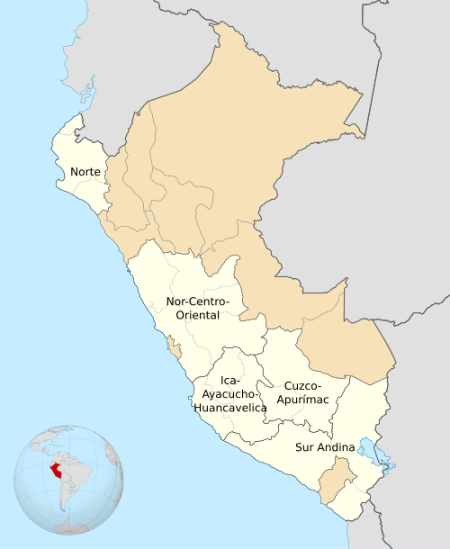 Peru - Propozycje regionów 2005