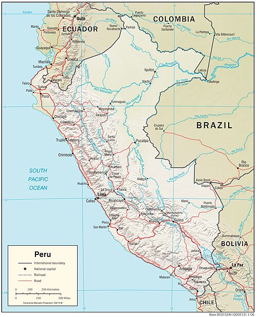 Fizjografia Peru