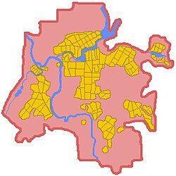 Mapa miasta Pervouralska