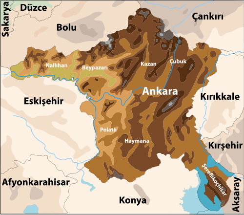 Topografia Ankary