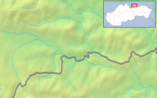 Mapa Pienin (Słowacja)