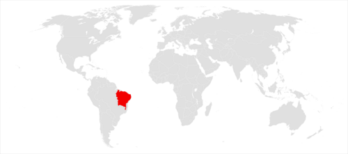 Mapa lokalizacyjna Piriqueta abairana