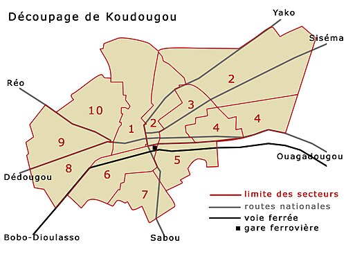 Plan Koudougou