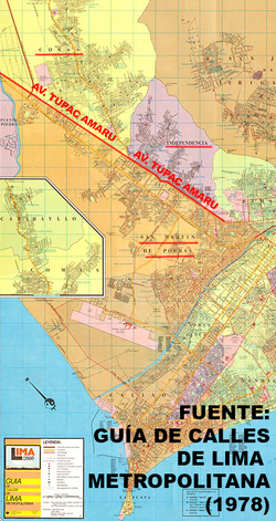 Plan metropolitalny Limy 1978