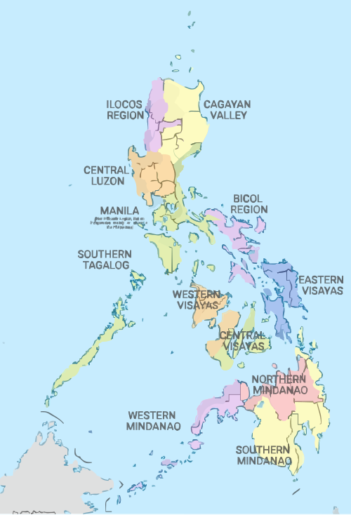 Regiony Filipin 1972