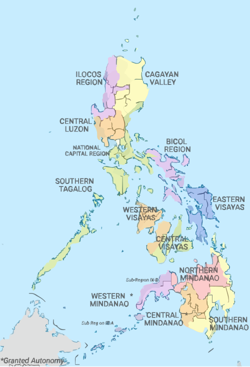 Regiony Filipin 1980