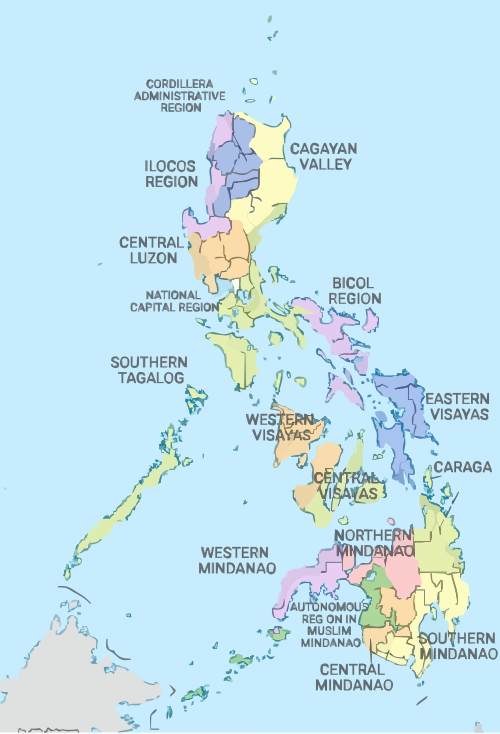 Regiony Filipin 2000