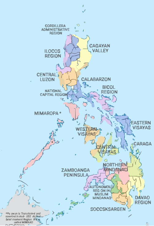 Regiony Filipin 2010