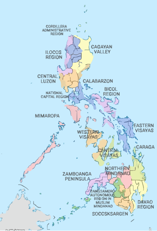 Regiony Filipin 2019