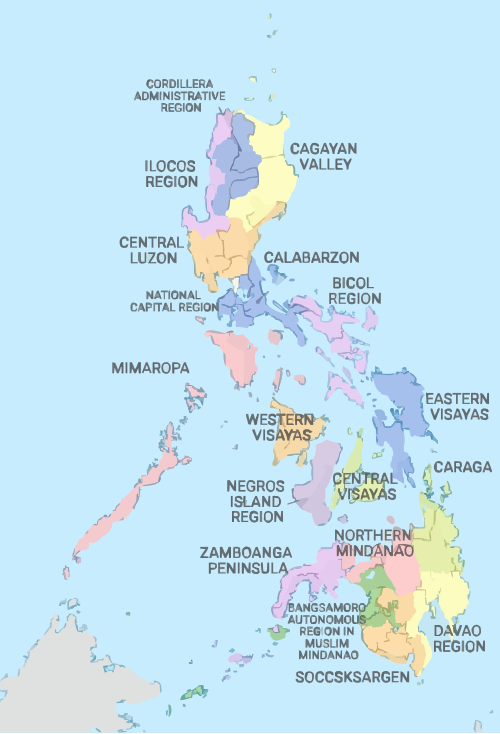 Regiony Filipin 2025