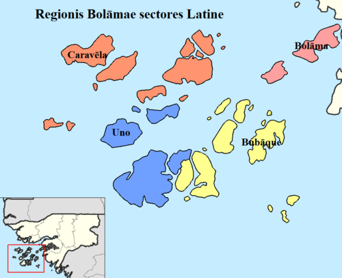 Sektory regionu Bolama