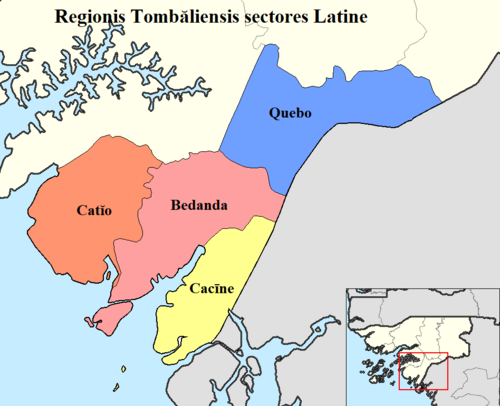 Sektory regionu Tombali
