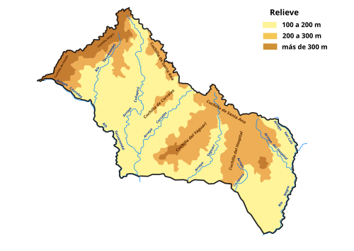 Rivera (UY) - Rzeźba terenu