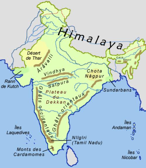Relief Indii