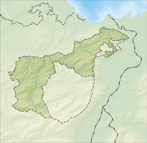Mapa rzeźby terenu Appenzell Ausserrhoden