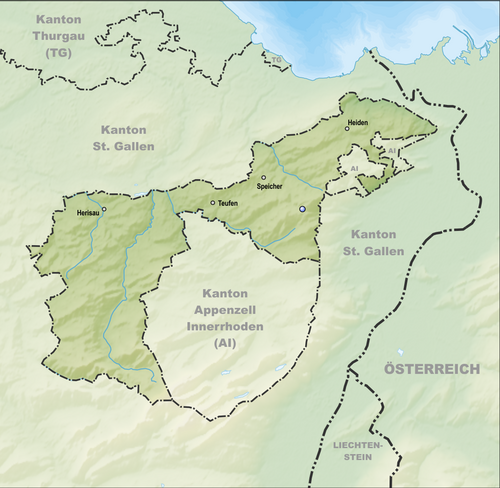 Jeziora Appenzell Ausserrhoden - rzeźba
