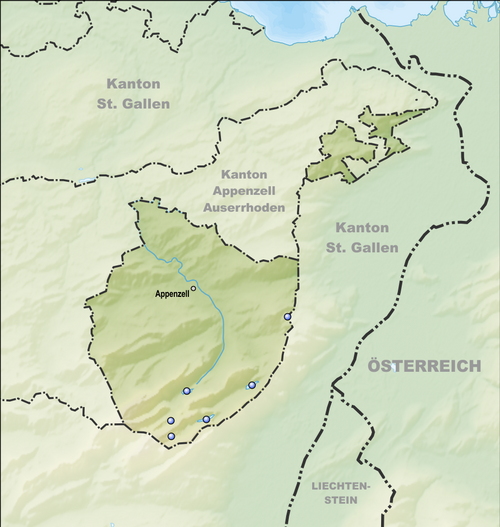 Jeziora Appenzell Innerrhoden