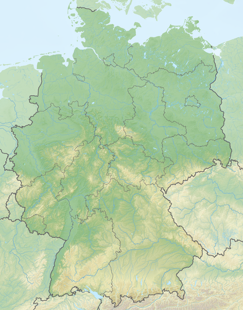 Mapa terenu Niemiec