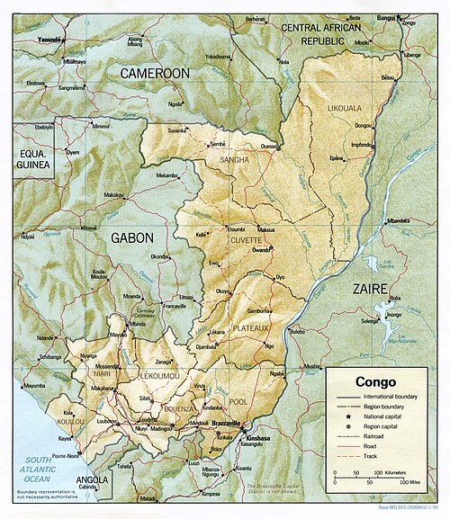 Mapa Republiki Konga