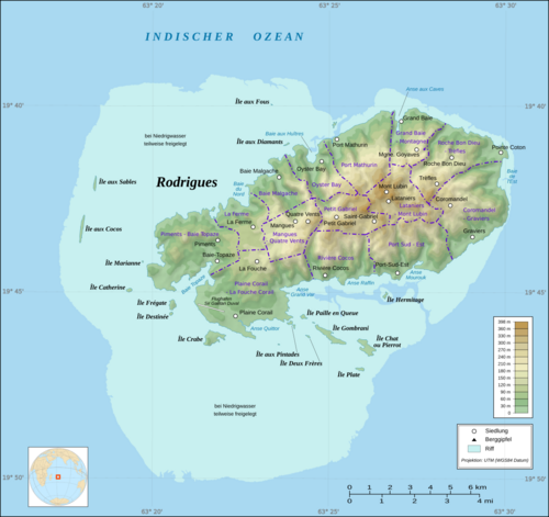 Mapa stref Rodrigues-de