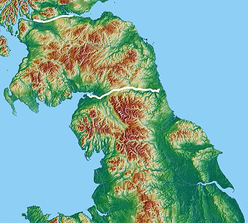 Rzymska Britannia - topografia północna i wały
