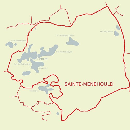Sainte-Ménéhould - Dzielnice