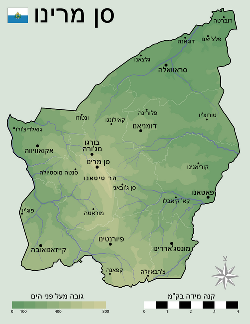 Mapa San Marino