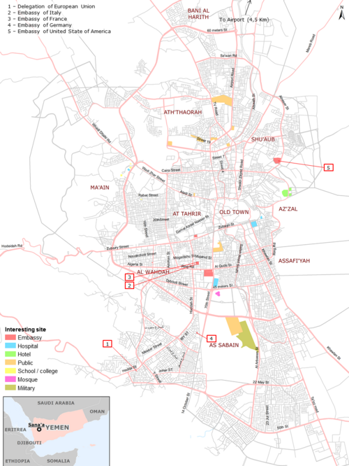 Mapa miasta Sany
