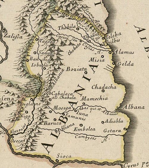 Sanson, Guillaume. Albania