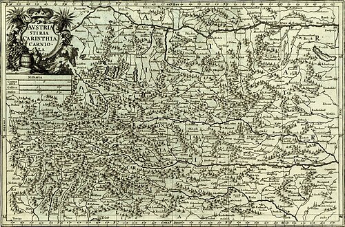 Austria, Styria, Karyntia, Kraina (1699)