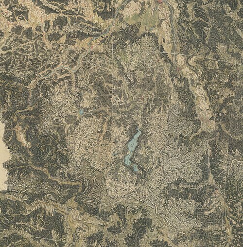 Mapa Alp Berchtesgadeńskich