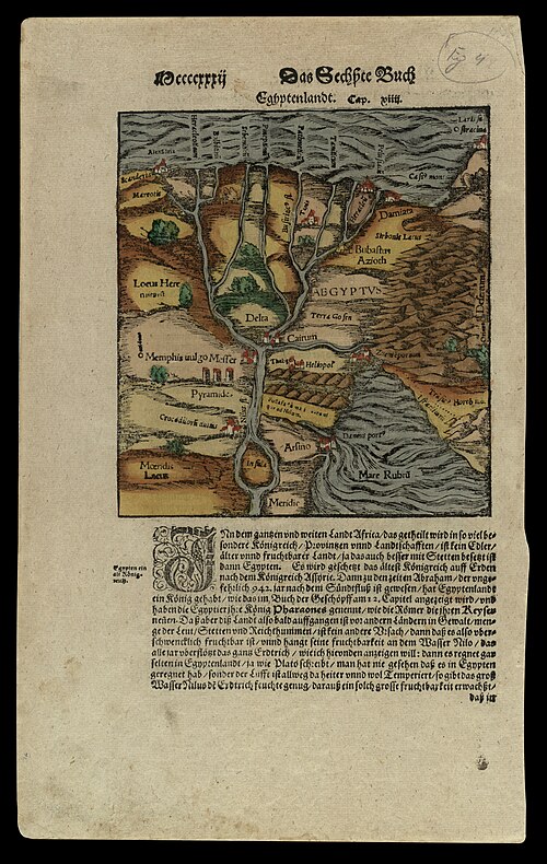 Egyptenlandt Sebastiana Münstra
