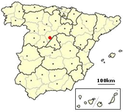 Segovia, Hiszpania - Lokalizacja