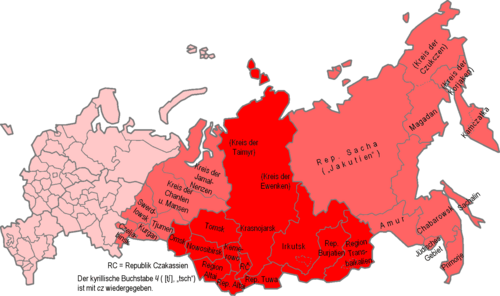Podmioty federalne Syberii