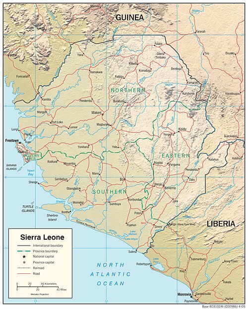 Fizykografia Sierra Leone
