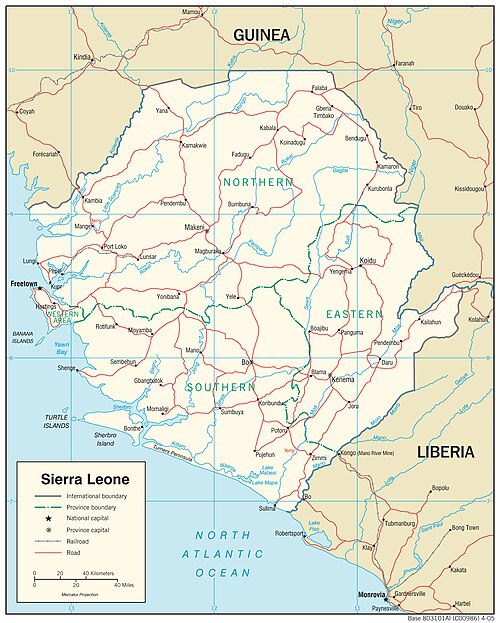 Transport w Sierra Leone