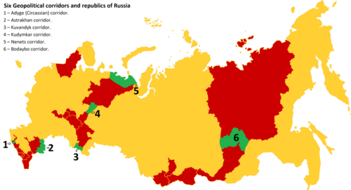 Sześć korytarzy geopolitycznych i republiki