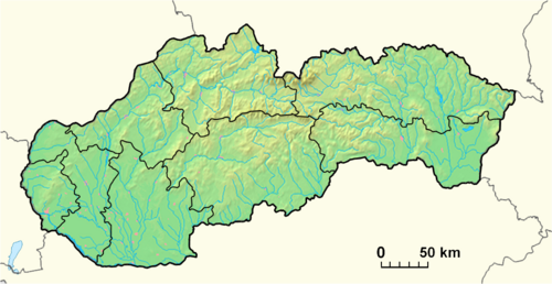 Słowacja mapa lokalizacji GEO
