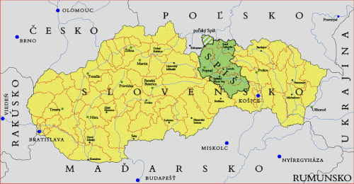 Słowacja - region Spis