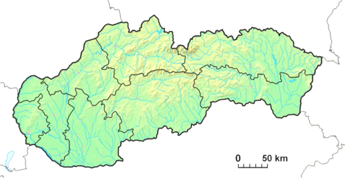 Słowacja - lokalizacja GEOmapa